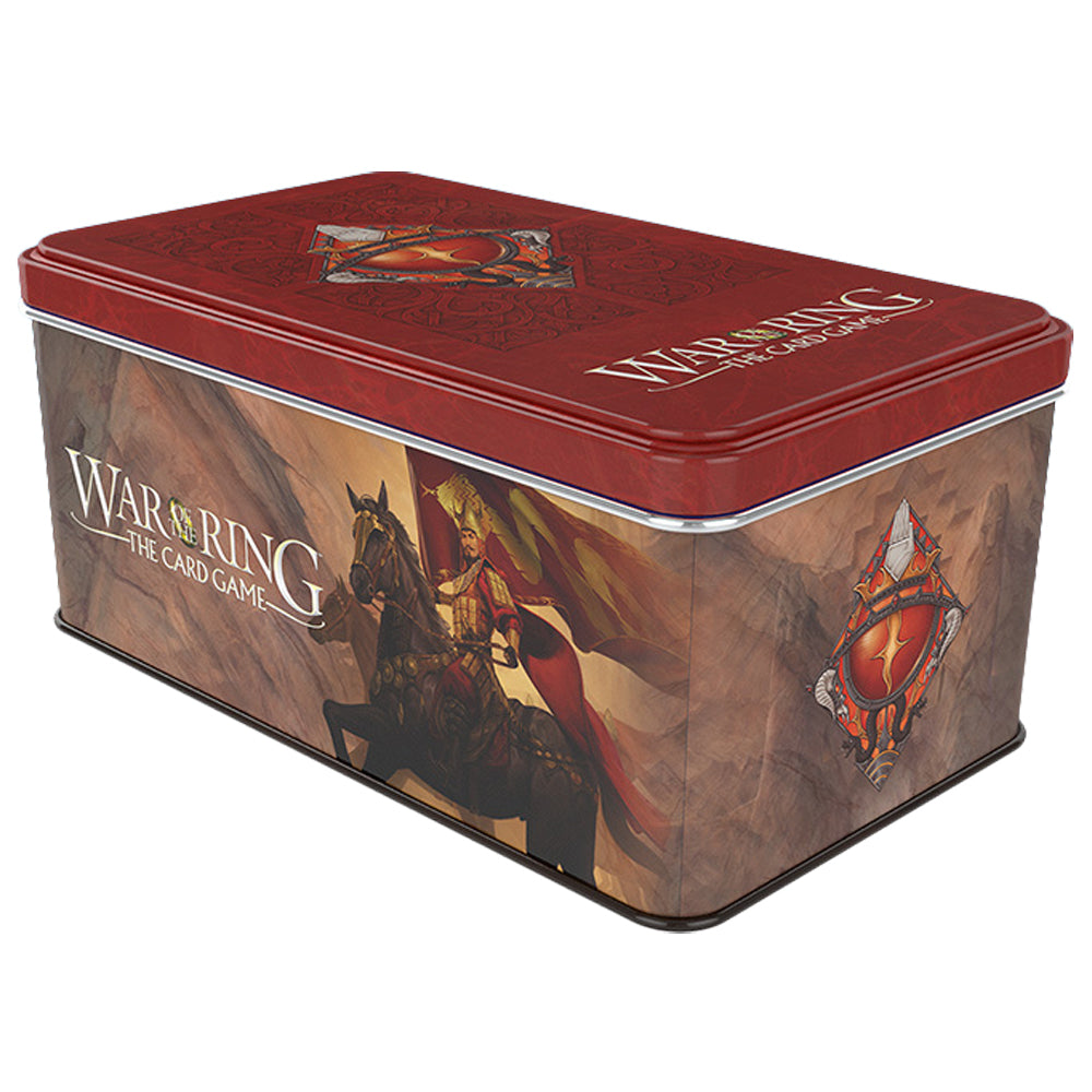 Ares Games War of the Ring The Card Game - Shadow Card Box and Sleeves (Red Bannerman version) Ares Games War of the Ring The Card Game - Shadow Card Box and Sleeves (Red Bannerman version)